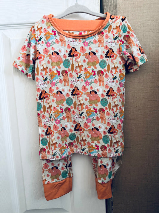 Moana short sleeve set